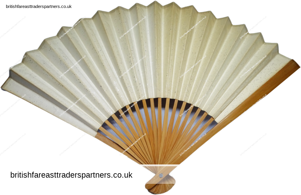 Vintage Oriental Hand Fan Made In The Peoples Republic Of China