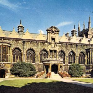 1966 J. Arthur Dixon Postcard – Oriel College Oxford Photogravure
