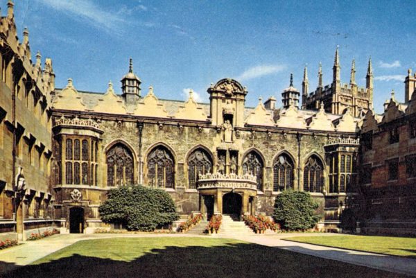 1966 J. Arthur Dixon Postcard – Oriel College Oxford Photogravure