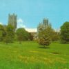Ely Cathedral Postcard from Dean’s Park, 1970s