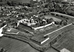 Carisbrooke Castle Aerial Postcard – Isle of Wight (Aero Pictorial)