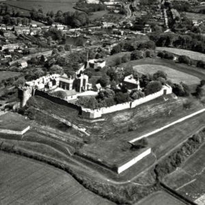 Carisbrooke Castle Aerial Postcard – Isle of Wight (Aero Pictorial)