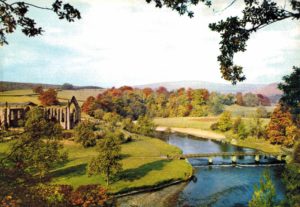 Bolton Abbey Postcard – Wharfedale Yorkshire by Arthur Dixon