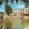 Oxford Folly Bridge Postcard – Head of the River Pub View