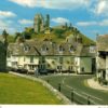 Corfe Castle Postcard – Dorset Village & Norman Ruins