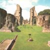 Glastonbury Abbey Postcard – Westward View of Ruins, Somerset