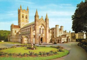 Buckfast Abbey Devon Postcard by Photo Precision c1960s