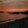 Sunset Grande Rocque Guernsey Postcard c1960s