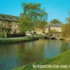 Old Mill Bridge Bourton-on-the-Water Postcard Salmon