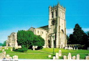 Christchurch Priory Dorset Postcard by John Hinde Original