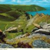 Lynton & Lynmouth Postcard – Valley of Rocks, John Hinde 1983