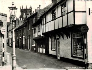 Church Lane Stafford Postcard – Frith’s Series c.1950s