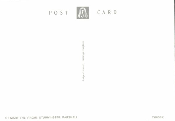 St Mary the Virgin Sturminster Marshall Postcard – Judges