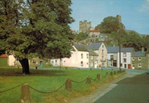 Richmond Castle from the Green Postcard – Yorkshire Dales