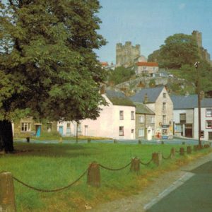 Richmond Castle from the Green Postcard – Yorkshire Dales