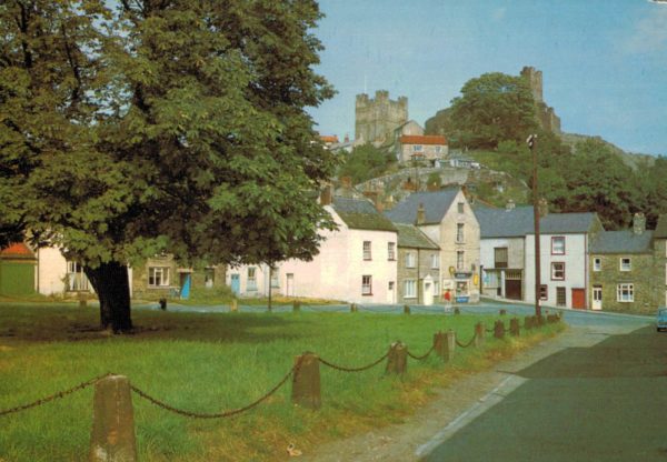 Richmond Castle from the Green Postcard – Yorkshire Dales