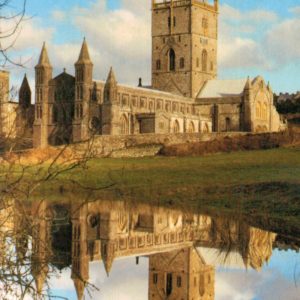 St Davids Cathedral Reflections Postcard – Pembrokeshire 2001