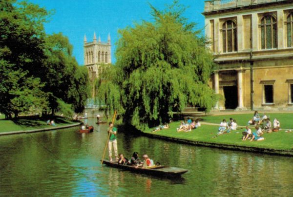 Wren Library Cambridge Postcard – Trinity College Vistacolour