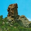 Peña del Indio postcard Menorca Mercadal vintage Spain