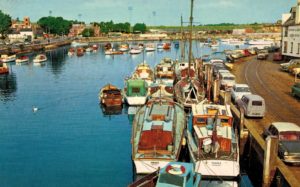 Weymouth Inner Harbour postcard 1968 Dorset Constance