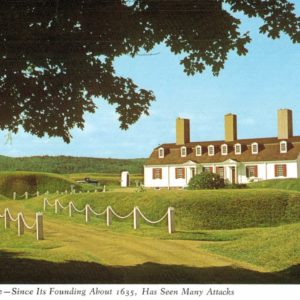Fort Anne Nova Scotia Postcard – 1635 British Officers' Quarters
