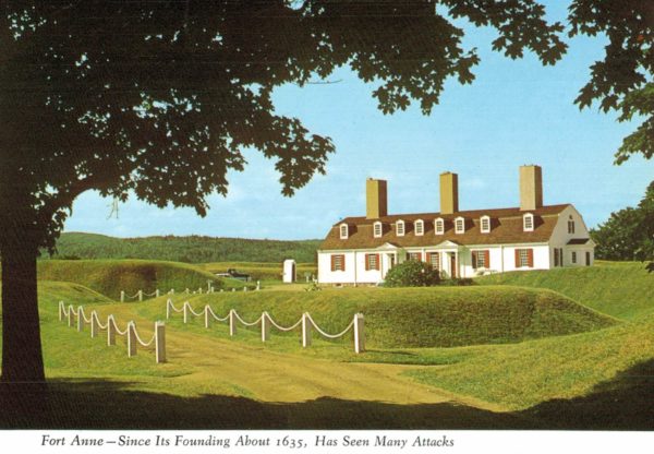 Fort Anne Nova Scotia Postcard – 1635 British Officers' Quarters