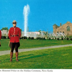 RCMP Halifax Commons Postcard – Nova Scotia with Armouries