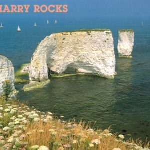 Old Harry Rocks Postcard – Swanage Dorset Coastline (1993 Postmark)