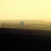 Fylingdales Moor Postcard – RAF Early Warning Spheres, Yorkshire