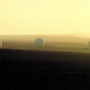 Fylingdales Moor Postcard – RAF Early Warning Spheres, Yorkshire