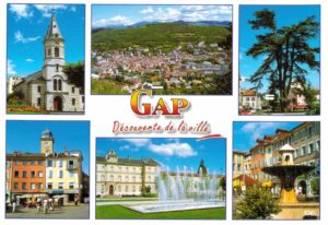 Gap Hautes-Alpes Postcard – Multi-View of Historic Alpine Town