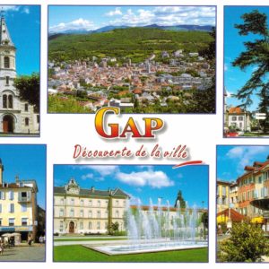 Gap Hautes-Alpes Postcard – Multi-View of Historic Alpine Town