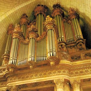 Angoulême Cathedral Organ Postcard – Miocque Grand Orgue (1784)
