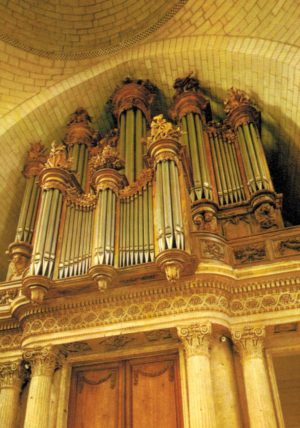 Angoulême Cathedral Organ Postcard – Miocque Grand Orgue (1784)