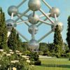 Atomium Brussels Postcard – Vintage Expo Landmark View