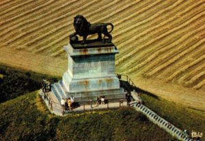 Lion's Mound Waterloo Postcard by Nels Mexichrome