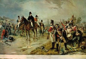 Wellington at Waterloo Battlefield Postcard Cimchrome