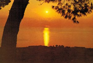 Zakynthos Zante Sunrise Postcard by K. Btrelis Greece