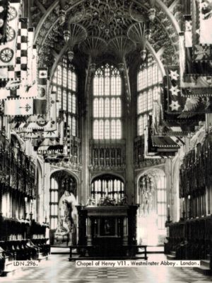 Chapel Of Henry VII, Westminster Abbey Frith RP Postcard