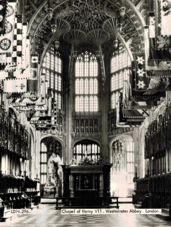 Chapel Of Henry VII, Westminster Abbey Frith RP Postcard