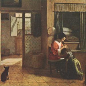 Pieter de Hooch Morning Toilet Rijksmuseum Postcard