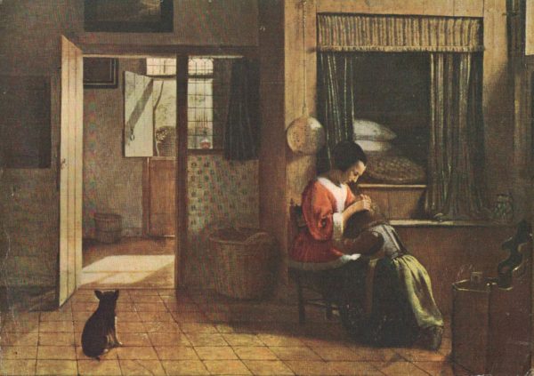 Pieter de Hooch Morning Toilet Rijksmuseum Postcard