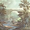 Tanfield Arch Postcard – Beamish Causey Arch Engraving