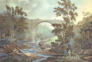 Tanfield Arch Postcard – Beamish Causey Arch Engraving