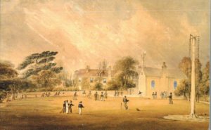 Twyford School Winchester 1846 Boys at Play Postcard