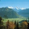 Harder Kulm Interlaken View Eiger Mönch Jungfrau Postcard