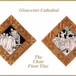 Gloucester Cathedral Choir Floor Tiles Postcard RJL Smith
