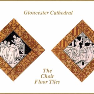 Gloucester Cathedral Choir Floor Tiles Postcard RJL Smith