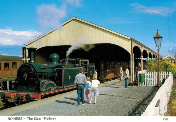 Bo’ness Steam Railway Scotland Vintage Postcard 7582