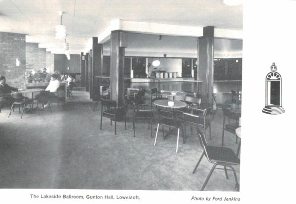 Gunton Hall Lakeside Ballroom Lowestoft Vintage Postcard